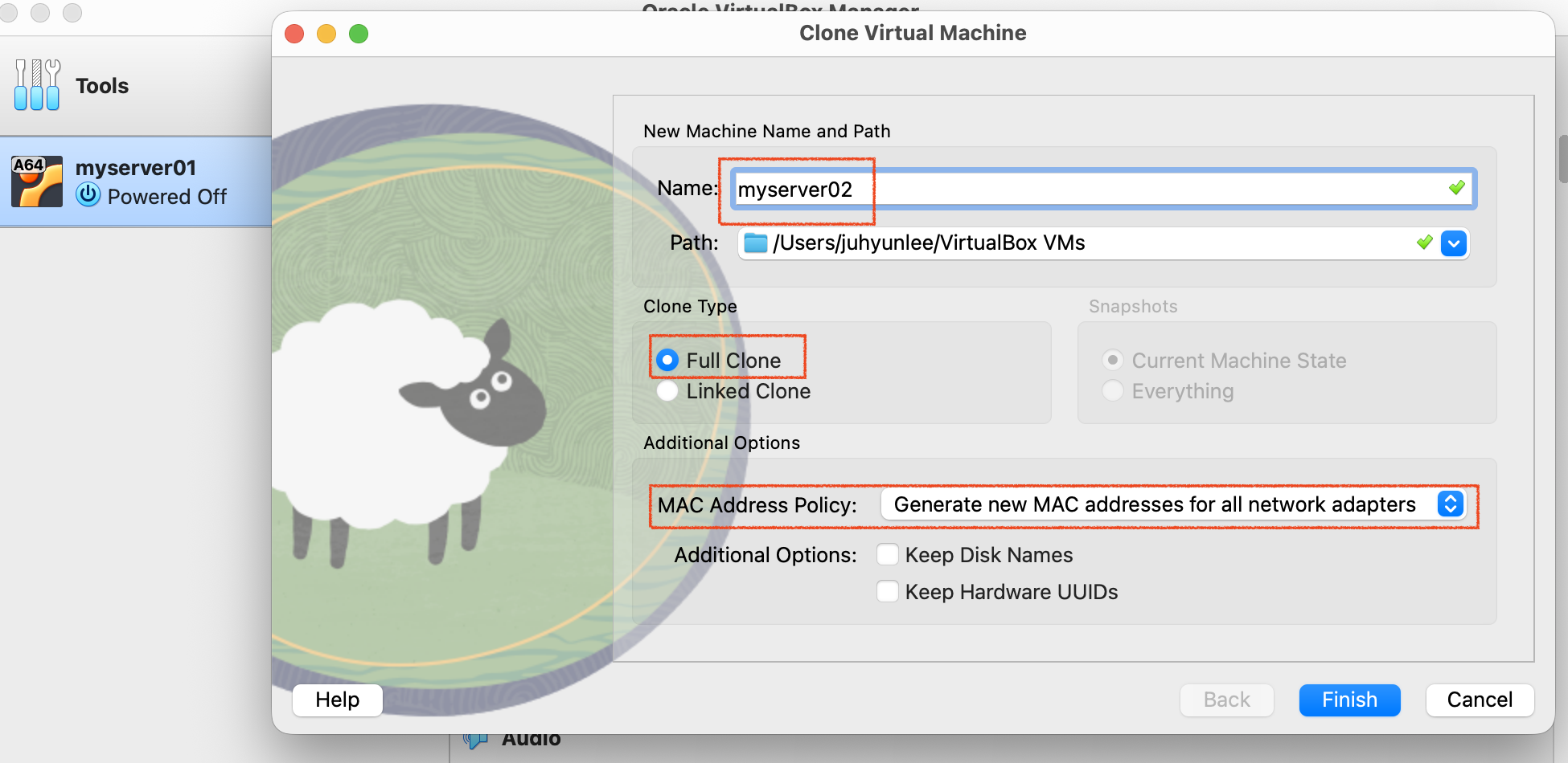 가상머신 복제(1)
